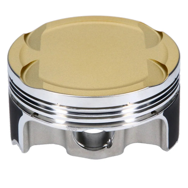 JE Pistons Ultra Series Modular Ford Coyote Gen 1/2 3.64in Bore/3.65in Stroke Set of 8 Pistons - Installation View
