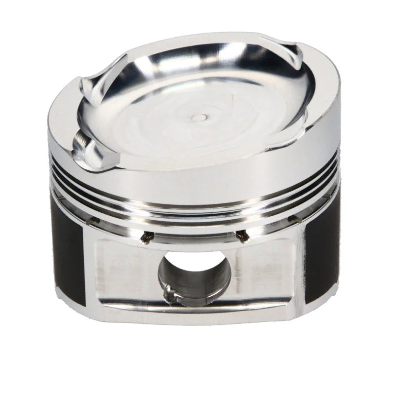 JE Pistons VW R32 24V 8.5:1 KIT Set of 6 Pistons - Back View