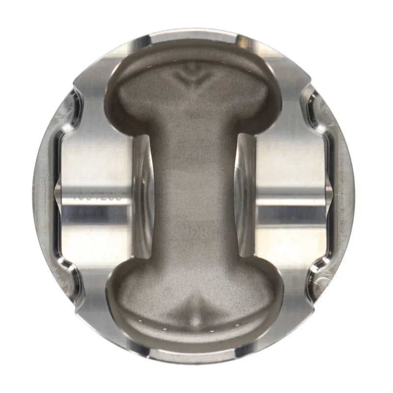 JE Pistons Volkswagen 1.8T 20V 81.00mm Bore - 1.281in CH -2.80cc Dish Ultra Series Single Piston - Side View