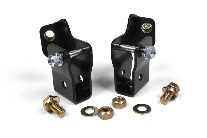 JKS Manufacturing 18-21 Jeep Wrangler JL Shock Relocation Brackets - Rear - Main Product View