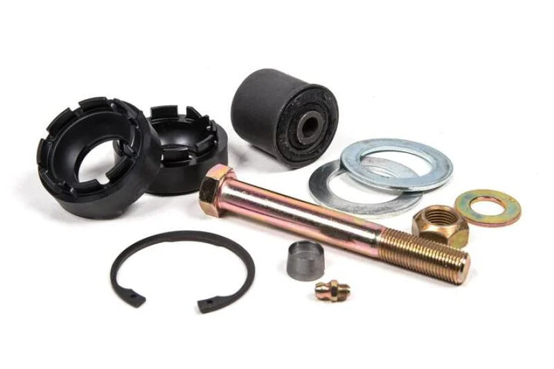 JKS Manufacturing Jeep TJ/LJ/XJ/MJ/ZJ Adjustable Track Bar Rebuild Kit - Front (for JKSOGS125/126) - Installation View