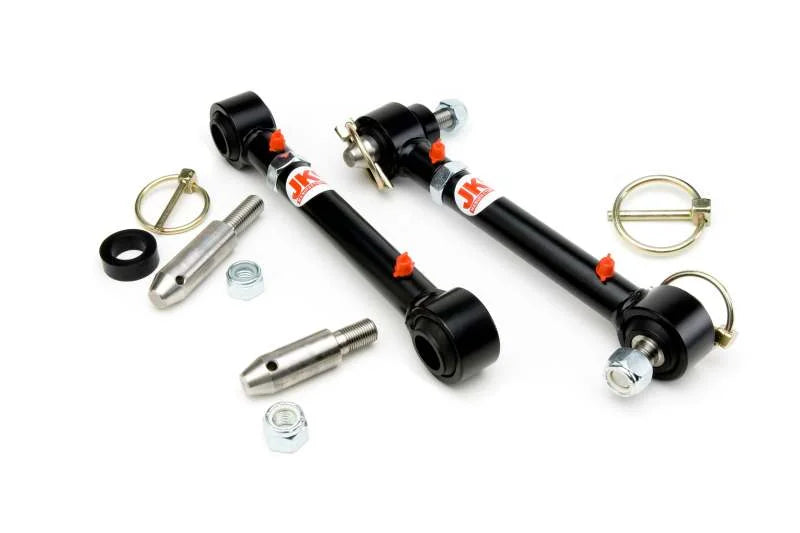 JKS Manufacturing Jeep Wrangler JK Quicker Disconnect Sway Bar Links 0-2in Lift - Side View