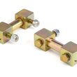 Load image into Gallery viewer, JKS Manufacturing Jeep Wrangler TJ/LJ Lower Shock Bar Pin Eliminator - Front - Side View