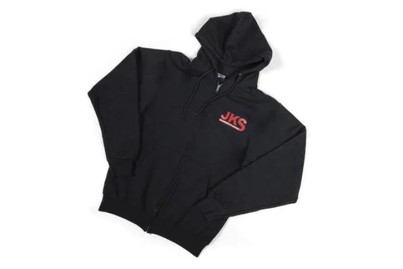 JKS Manufacturing Zippered Black Hoodie - Small - Installation View