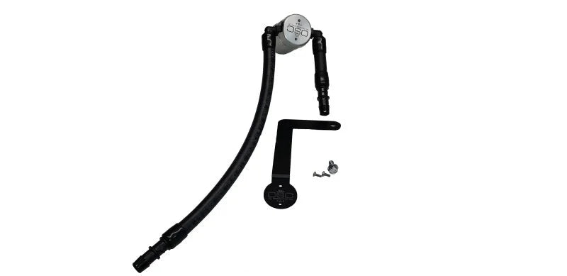 J&L 03-04 Mercury Marauder Passenger Side Oil Separator 3.0 - Clear Anodized - Main Product View