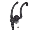 Load image into Gallery viewer, J&amp;L 07-14 Ford Mustang GT500 Oil Separator 3.0 Passenger Side (Remote Mount) - Black Anodized - Side View