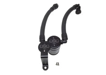 Load image into Gallery viewer, J&amp;L 07-14 Ford Mustang GT500 Oil Separator 3.0 Passenger Side (Remote Mount) - Black Anodized - Side View