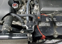 Load image into Gallery viewer, J&amp;L 07-21 Toyota Tundra 5.7L Driver Side Oil Separator 3.0 - Clear Anodized - Side View