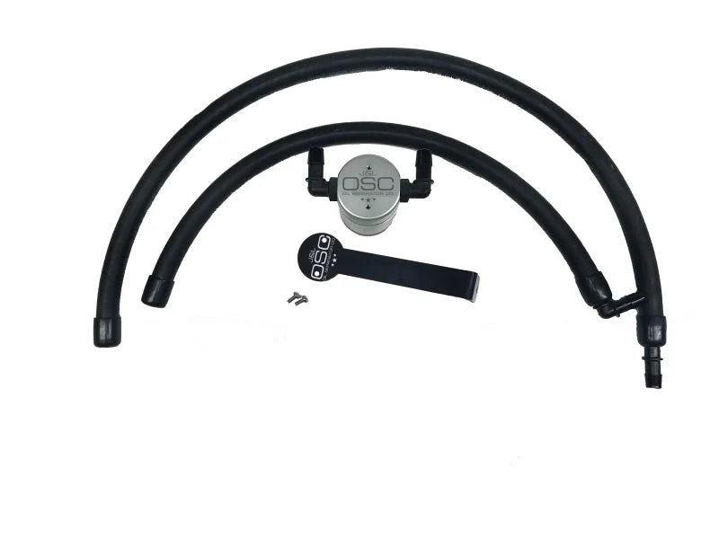 J&L 09-18 Ram 1500 5.7L Passenger Side Oil Separator 3.0 - Clear Anodized - Main Product View