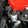 Load image into Gallery viewer, J&amp;L 10-15 Chevrolet Camaro LS3 6.2L Passenger Side Oil Separator 3.0 - Clear Anodized - Side View