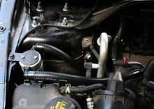 Load image into Gallery viewer, J&amp;L 10-18 Ford Taurus Sho EcoBoost V6 Passenger Side Oil Separator 3.0 - Clear Anodized - Main Product View