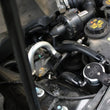 Load image into Gallery viewer, J&amp;L 10-18 Ford Taurus Sho EcoBoost V6 Passenger Side Oil Separator 3.0 - Clear Anodized - Detail View