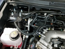 Load image into Gallery viewer, J&amp;L 10-19 Ford Flex EcoBoost V6 Passenger Side Oil Separator 3.0 - Black Anodized - Side View