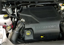 Load image into Gallery viewer, J&amp;L 10-19 Ford Flex EcoBoost V6 Passenger Side Oil Separator 3.0 - Clear Anodized - Detail View