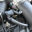 Load image into Gallery viewer, J&amp;L 11-17 Ford Mustang GT (w/Roush/VMP Supercharger) Driver Side Oil Separator 3.0 - Black Anodized - Main Product View