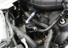 Load image into Gallery viewer, J&amp;L 11-17 Ford Mustang V6 Passenger Side Oil Separator 3.0 - Black Anodized - Main Product View