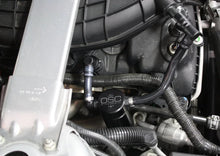 Load image into Gallery viewer, J&amp;L 11-17 Ford Mustang V6 Passenger Side Oil Separator 3.0 - Black Anodized - Detail View