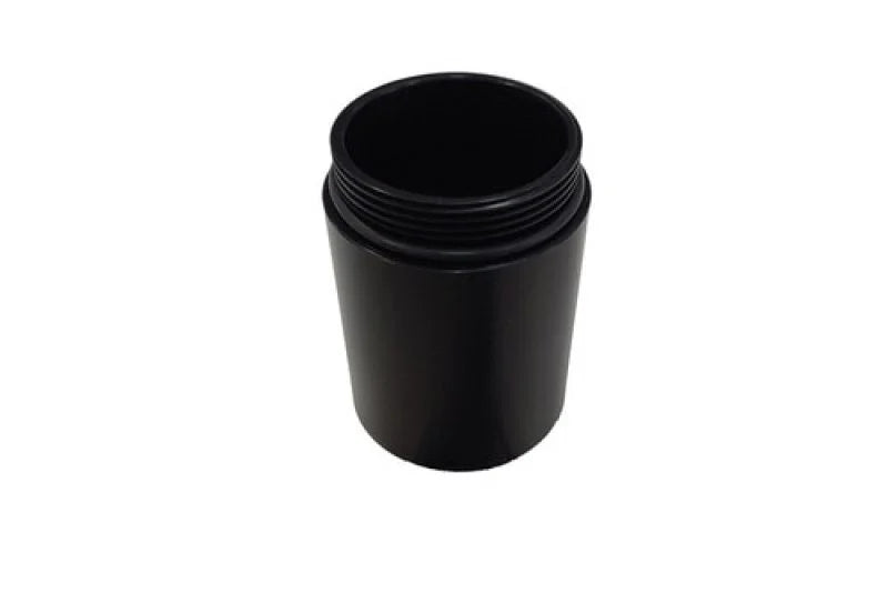 J&L 11-19 Ford F-150 2.7L/3.5L/5.0L Passenger Side Oil Separator 3.0 Cannister Extension - Black - Side View