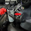 Load image into Gallery viewer, J&amp;L 11-19 Ford F-150 2.7L/3.5L/5.0L Passenger Side Oil Separator 3.0 Cannister Extension - Clear - Main Product View