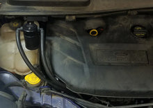Load image into Gallery viewer, J&amp;L 13-18 Ford Escape 2.0 EcoBoost 2.0 Oil Separator 3.0 Passenger Side - Black Anodized - Side View