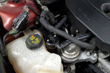Load image into Gallery viewer, J&amp;L 13-19 Ford Fusion 1.5L EcoBoost Oil Separator 3.0 Passenger Side - Black Anodized - Side View