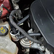 Load image into Gallery viewer, J&amp;L 13-19 Ford Fusion 1.5L EcoBoost Oil Separator 3.0 Passenger Side - Clear Anodized - Side View