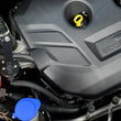 Load image into Gallery viewer, J&amp;L 13-19 Ford Fusion 2.0L EcoBoost Passenger Side Oil Separator 3.0 - Black Anodized - Side View