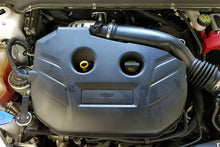 Load image into Gallery viewer, J&amp;L 13-19 Ford Fusion 2.0L EcoBoost Passenger Side Oil Separator 3.0 - Clear Anodized - Detail View