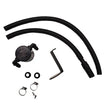 Load image into Gallery viewer, J&amp;L 14-24 Mazda CX5 2.5L Non-turbo Driver Side 3.0 Oil Separator Kit - Black Anodized - Main Product View