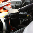 Load image into Gallery viewer, J&amp;L 15-23 Ford Mustang GT/15-20 Ford Mustang GT350 Passenger Side Oil Separator 3.0 - Black Anodized - Main Product View