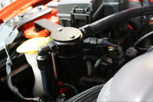 Load image into Gallery viewer, J&amp;L 15-23 Ford Mustang GT/15-20 Ford Mustang GT350 Passenger Side Oil Separator 3.0 - Black Anodized - Main Product View