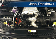 Load image into Gallery viewer, J&amp;L 15-25 Dodge Hellcat/Demon 6.2L Hemi Passenger Side Oil Separator 3.0 - Black Anodized - Side View