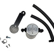 Load image into Gallery viewer, J&amp;L 16-23 Toyota Tacoma 3.5L Driver Side Oil Separator 3.0 - Clear Anodized - Main Product View