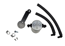 Load image into Gallery viewer, J&amp;L 16-23 Toyota Tacoma 3.5L Driver Side Oil Separator 3.0 - Clear Anodized - Main Product View