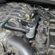 Load image into Gallery viewer, J&amp;L 16-24 Dodge Durango / Jeep Grand Cherokee 3.6L Oil Separator 3.0 Passenger Side - Clear Anod - Detail View