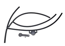 Load image into Gallery viewer, J&amp;L 16-24 Nissan Titan 5.6L Passenger Side Oil Separator 3.0 - Black Anodized - Main Product View