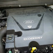 Load image into Gallery viewer, J&amp;L 17-19 Ford Fusion Sport 2.7L Passenger Side Oil Separator 3.0 - Black Anodized - Detail View