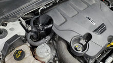 Load image into Gallery viewer, J&amp;L 17-20 Lincoln Continental/MKZ 3.0L EcoBoost Passenger Side Oil Separator 3.0 - Black Anodized - Detail View