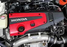 Load image into Gallery viewer, J&amp;L 17-21 Honda Civic Type R Passenger Side Oil Separator 3.0 - Black Anodized - Side View