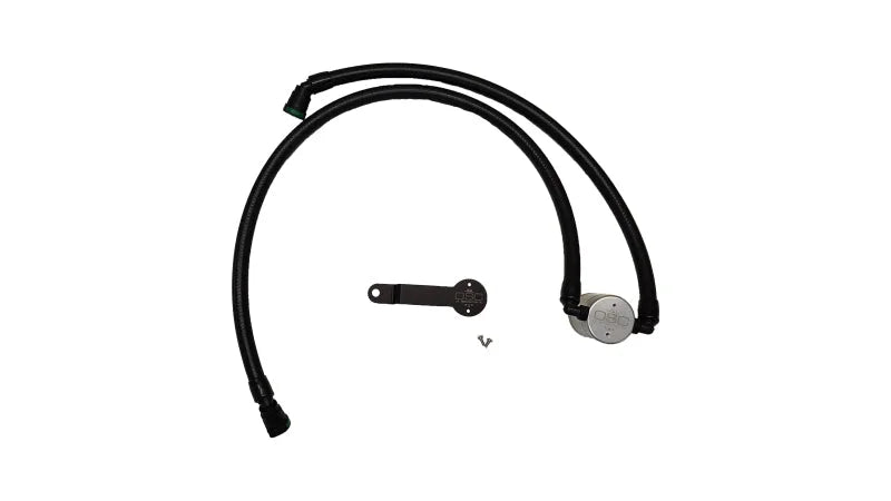 J&L 17-25 Chrysler Pacifica/20-25 Chrysler Voyager Oil Separator PCV Side - Clear Anodized - Main Product View