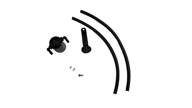 J&L 19-24 Ford/Lincoln SUV & Trucks w 2.0 EcoBoost Driver Side Oil Separator 3.0 - Black Ano - Main Product View