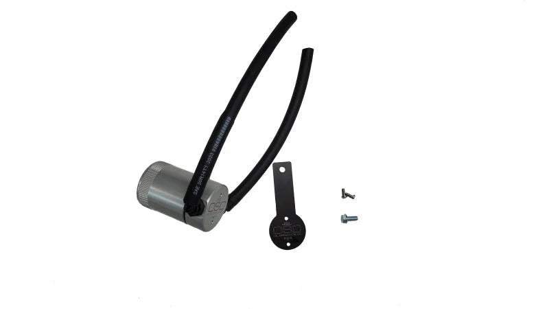 J&L 19-24 Nissan Altima 2.5L Oil Separator 3.0 Passenger Side - Clear Anodized - Main Product View