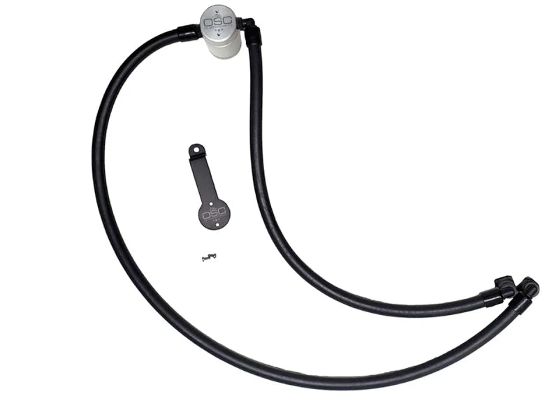 J&L 20-24 Jeep Wrangler 2.0L Driver Side Oil Separator 3.0 - Clear Anodized - Main Product View