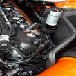 Load image into Gallery viewer, J&amp;L 2011-2017 Ford Mustang GT Driver Side Oil Separator 3.0 - Clear Anodized - Main Product View