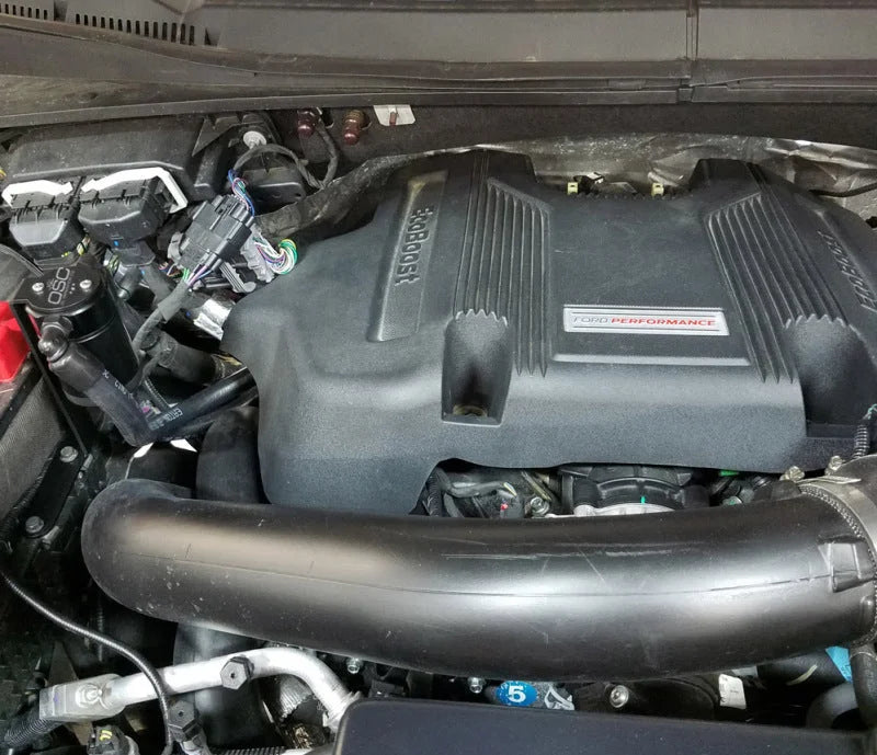 J&L 2011-2025 Ford F-150 2.7L/3.5L/5.0L Passenger Side Oil Separator 3.0 - Black Anodized - Additional View 6