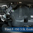 Load image into Gallery viewer, J&amp;L 2011-2025 Ford F-150 2.7L/3.5L/5.0L Passenger Side Oil Separator 3.0 - Clear Anodized - Installation View