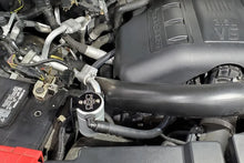 Load image into Gallery viewer, J&amp;L 2015-2017 Ford Expedition 3.5L EcoBoost Oil Separator 3.0 - Clear Anodized - Side View