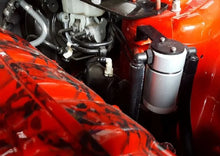 Load image into Gallery viewer, J&amp;L 2015-2023 Ford Mustang EcoBoost Driver Side Oil Separator 3.0 - Clear Anodized - Main Product View