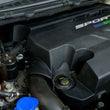 Load image into Gallery viewer, J&amp;L 2015-2024 Ford Edge Sport/ST Passenger Side Oil Separator 3.0 - Black Anodized - Side View