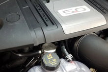 Load image into Gallery viewer, J&amp;L 2018-2023 Ford Mustang GT Passenger Side Oil Separator 3.0 - Clear Anodized - Side View